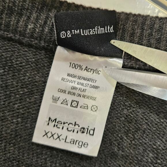 Star Wars Men's XXXL Darth Vader Ugly Christmas Sweater - Picture 4 of 5